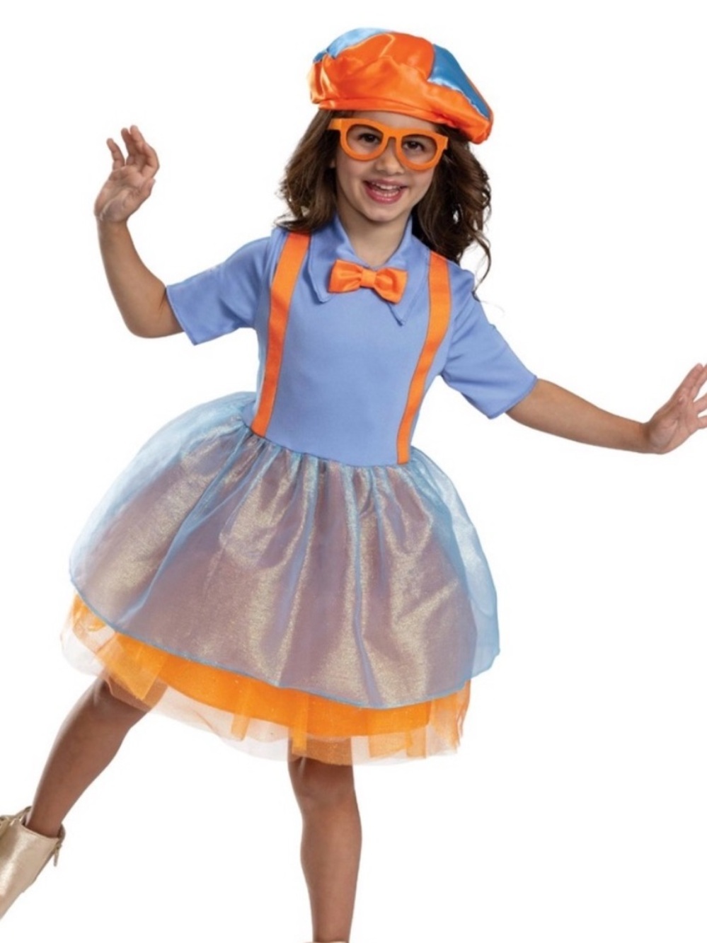 Blippi Girls Toddler Dress Halloween Costume With Hat Size 2T